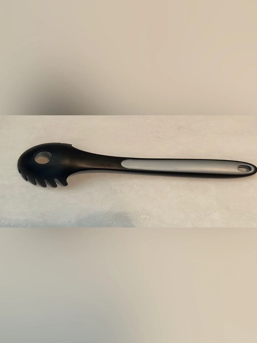 CALPHALON Black & Gray Nylon Pasta Spaghetti Serving Cooking Utensil
